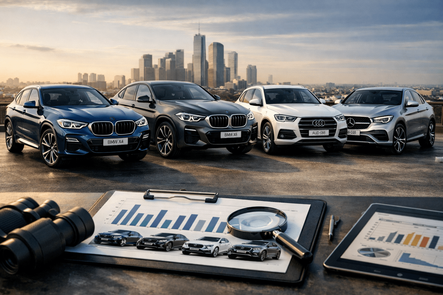 Competitor Analysis – BMW X4 vs. BMW X6, Audi Q5, Mercedes GLC Coupe