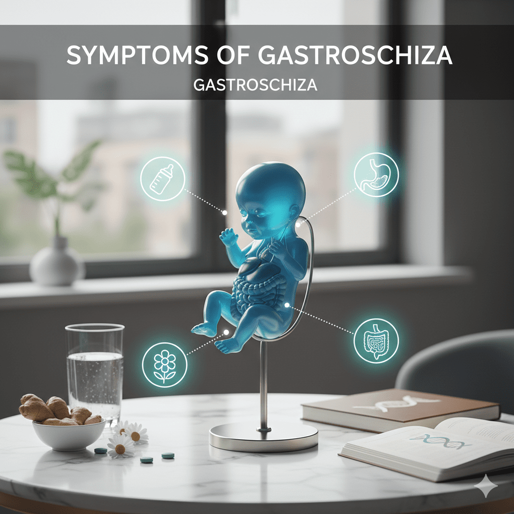 Symptoms of Gastroshiza